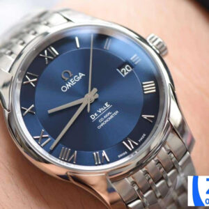 ĐỒNG HỒ NAM OMEGA DE VILLE FAKE CAO CẤP NHÀ MÁY VS MẶT SỐ XANH 41MM 6 ĐỒNG HỒ NAM OMEGA DE VILLE FAKE CAO CẤP NHÀ MÁY VS MẶT SỐ XANH 41MM