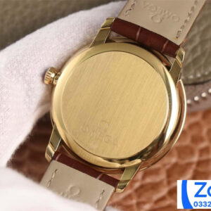 ĐỒNG HỒ NAM OMEGA DE VILLE SUPER FAKE NHÀ MÁY AZ DÂY DA MẶT GHI 40MM 4 ĐỒNG HỒ NAM OMEGA DE VILLE SUPER FAKE NHÀ MÁY AZ DÂY DA MẶT GHI 40MM