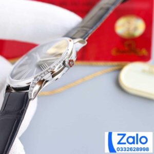 ĐỒNG HỒ NỮ OMEGA DE VILLE SUPER FAKE NHÀ MÁY WWF FACTORY MẶT ĐEN 36MM 3 ĐỒNG HỒ NỮ OMEGA DE VILLE SUPER FAKE NHÀ MÁY WWF FACTORY MẶT ĐEN 36MM