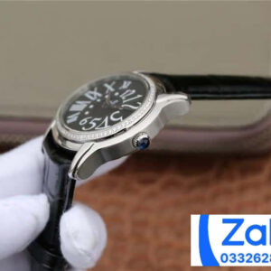 ĐỒNG HỒ NỮ AUDEMARS PIGUET 77303BC FAKE CAO CẤP MÀU ĐEN DÂY DA 39.5MM 2 ĐỒNG HỒ NỮ AUDEMARS PIGUET 77303BC FAKE CAO CẤP MÀU ĐEN DÂY DA 39.5MM