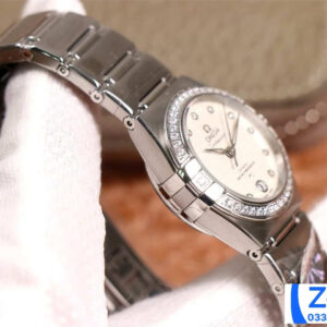 ĐỒNG HỒ NỮ OMEGA CONSTELLATION FAKE CAO CẤP NHÀ MÁY 3S VIỀN ĐÍNH ĐÁ 29MM 3 ĐỒNG HỒ NỮ OMEGA CONSTELLATION FAKE CAO CẤP NHÀ MÁY 3S VIỀN ĐÍNH ĐÁ 29MM