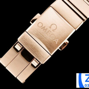 ĐỒNG HỒ NỮ OMEGA CONSTELLATION FAKE CAO CẤP NHÀ MÁY GF ROSE GOLD 25MM 4 ĐỒNG HỒ NỮ OMEGA CONSTELLATION FAKE CAO CẤP NHÀ MÁY GF ROSE GOLD 25MM