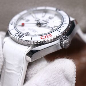 OMEGA SEAMASTER BEST REPLICA WATCHES RUBBER STRAP WHITE BEZEL DIAL VS FACTORY 39.5MM 3 ĐỒNG HỒ NỮ OMEGA SEAMASTER FAKE CAO CẤP NHÀ MÁY VS MÀU TRẮNG 39.5MM