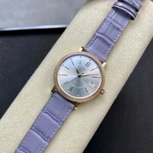 ĐỒNG HỒ IWC PORTOFINO IW458107 FAKE 1:1 NHÀ MÁY V7 DÂY DA TÍM 37MM 1 ĐỒNG HỒ IWC PORTOFINO IW458107 FAKE 1:1 NHÀ MÁY V7 DÂY DA TÍM 37MM