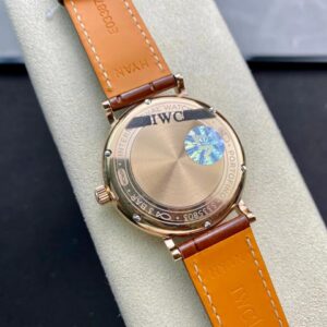 ĐỒNG HỒ IWC PORTOFINO IW458116 FAKE 1:1 NHÀ MÁY V7 DÂY DA VÀNG GOLD 37MM 4 ĐỒNG HỒ IWC PORTOFINO IW458116 FAKE 1:1 NHÀ MÁY V7 DÂY DA VÀNG GOLD 37MM