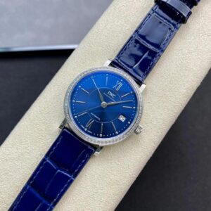 ĐỒNG HỒ IWC PORTOFINO IW458111 FAKE CAO CẤP NHÀ MÁY V7 DÂY DA XANH 37MM 1 ĐỒNG HỒ IWC PORTOFINO IW458111 FAKE CAO CẤP NHÀ MÁY V7 DÂY DA XANH 37MM