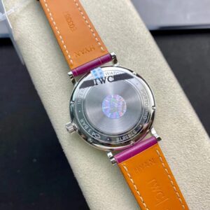 ĐỒNG HỒ IWC PORTOFINO IW458112 FAKE CAO CẤP NHÀ MÁY V7 DÂY DA HỒNG 37MM 4 ĐỒNG HỒ IWC PORTOFINO IW458112 FAKE CAO CẤP NHÀ MÁY V7 DÂY DA HỒNG 37MM