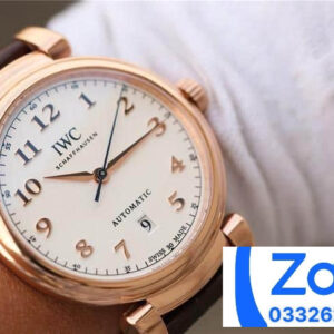 IWC DA VINCI BEST COPIES ROSE PLATED GOLD WHITE DIAL TW FACTORY 40MM 6 ĐỒNG HỒ IWC DA VINCI FAKE CAO CẤP NHÀ MÁY TW FACTORY CỌC SỐ HỌC TRÒ 40MM