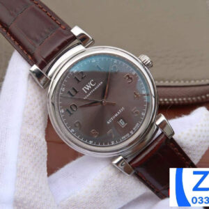 IWC DA VINCI FAKE WATCHES CHOCOLATED DIAL TW FACTORY 40MM 1 ĐỒNG HỒ IWC DA VINCI FAKE CAO CẤP NHÀ MÁY TW FACTORY MẶT SỐ NÂU 40MM