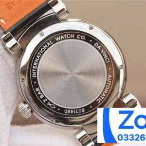 IWC DA VINCI SUPER FAKE WATCH BLUE DIAL STEEL CASE TW FACTORY 40MM 4 ĐỒNG HỒ IWC DA VINCI FAKE CAO CẤP NHÀ MÁY TW FACTORY MẶT SỐ XANH 40MM