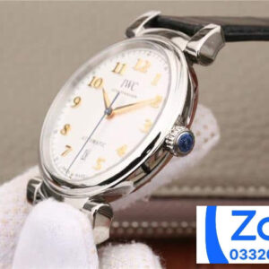 ĐỒNG HỒ IWC DA VINCI IW356601 SUPER FAKE NHÀ MÁY MKS MÀU TRẮNG 40MM 2 ĐỒNG HỒ IWC DA VINCI IW356601 SUPER FAKE NHÀ MÁY MKS MÀU TRẮNG 40MM