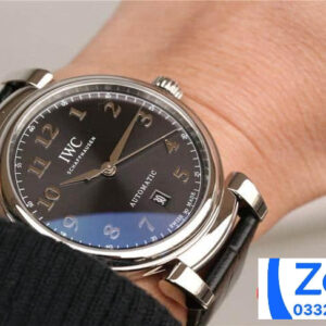 ĐỒNG HỒ IWC DA VINCI IW356602 FAKE 1:1 NHÀ MÁY MKS FACTORY MẶT GHI 40MM 6 ĐỒNG HỒ IWC DA VINCI IW356602 FAKE 1:1 NHÀ MÁY MKS FACTORY MẶT GHI 40MM
