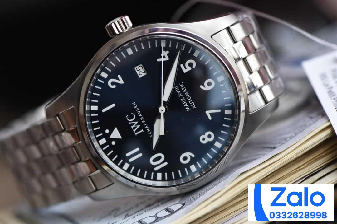 ĐỒNG HỒ IWC PILOT’S IW327014 FAKE 11 NHÀ MÁY V7 MẶT SỐ XANH 40MM (4) ĐỒNG HỒ IWC PILOT’S IW327014 FAKE 1:1 NHÀ MÁY V7 MẶT SỐ XANH 40MM