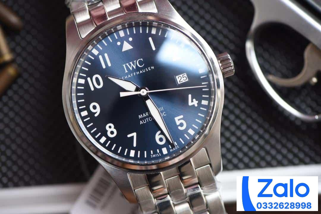ĐỒNG HỒ IWC PILOT’S IW327014 FAKE 11 NHÀ MÁY V7 MẶT SỐ XANH 40MM (6) ĐỒNG HỒ IWC PILOT’S IW327014 FAKE 1:1 NHÀ MÁY V7 MẶT SỐ XANH 40MM