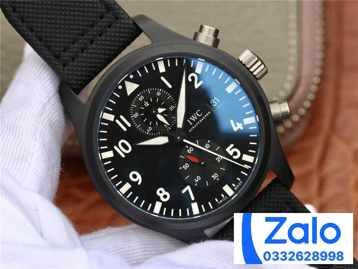 ĐỒNG HỒ IWC PILOT'S IW389001 REPLICA 11 NHÀ MÁY ZF DÂY CAO SU 44MM (1) ĐỒNG HỒ IWC PILOT'S IW389001 REPLICA 1:1 NHÀ MÁY ZF DÂY CAO SU 44MM