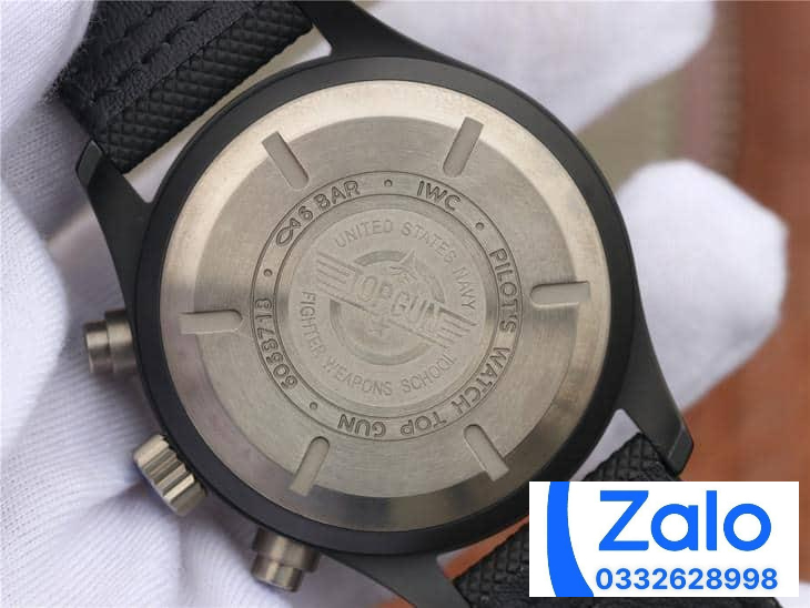 ĐỒNG HỒ IWC PILOT'S IW389001 REPLICA 11 NHÀ MÁY ZF DÂY CAO SU 44MM (2) ĐỒNG HỒ IWC PILOT'S IW389001 REPLICA 1:1 NHÀ MÁY ZF DÂY CAO SU 44MM