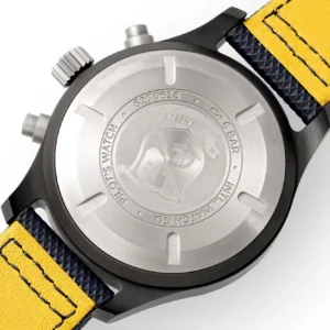 IWC PILOT'S IW389008 SUPER FAKE 11 WATCH BLUE DIAL APS FACTORY 44MM 4 ĐỒNG HỒ IWC PILOT’S IW389008 REPLICA 11 NHÀ MÁY APS DÂY CAO SU 44MM