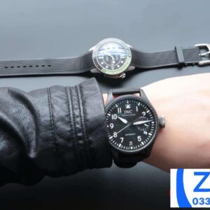 ĐỒNG HỒ IWC PILOT'S IW502001 FAKE CAO CẤP NHÀ MÁY ZF MÀU ĐEN 46MM 6 ĐỒNG HỒ IWC PILOT'S IW502001 FAKE CAO CẤP NHÀ MÁY ZF MÀU ĐEN 46MM