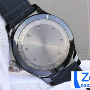 IWC PILOT'S IW502003 FAKE WATCH BLUE DIAL FABRIC STRAP TL FACTORY 46MM 4 ĐỒNG HỒ IWC PILOT’S IW502003 FAKE CAO CẤP NHÀ MÁY TL FACTORY 46MM