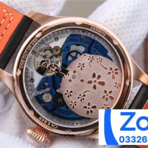 IWC PILOT'S IW502701 SUPER FAKE WATCH ROSE GOLD YL FACTORY 46MM 4 ĐỒNG HỒ IWC PILOT’S IW502701 FAKE CAO CẤP NHÀ MÁY YL ĐÁY LỘ CƠ 46MM