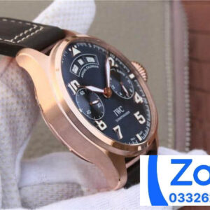 IWC PILOT'S IW502701 SUPER FAKE WATCH ROSE GOLD YL FACTORY 46MM 3 ĐỒNG HỒ IWC PILOT’S IW502701 FAKE CAO CẤP NHÀ MÁY YL ĐÁY LỘ CƠ 46MM