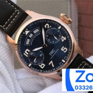 IWC PILOT'S IW502701 SUPER FAKE WATCH ROSE GOLD YL FACTORY 46MM 1 ĐỒNG HỒ IWC PILOT’S IW502701 FAKE CAO CẤP NHÀ MÁY YL ĐÁY LỘ CƠ 46MM