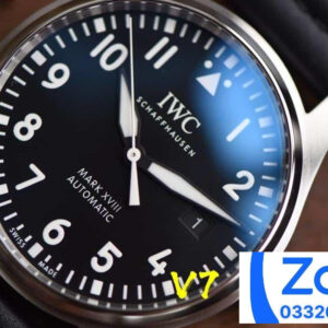 ĐỒNG HỒ IWC PILOT’S MARK 18 FAKE 11 NHÀ MÁY V7 FACTORY MÀU ĐEN 40MM 1 ĐỒNG HỒ IWC PILOT’S MARK 18 FAKE 11 NHÀ MÁY V7 FACTORY MÀU ĐEN 40MM
