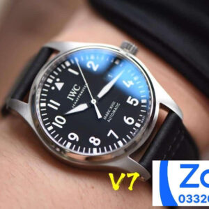 ĐỒNG HỒ IWC PILOT’S MARK 18 FAKE 11 NHÀ MÁY V7 FACTORY MÀU ĐEN 40MM 6 ĐỒNG HỒ IWC PILOT’S MARK 18 FAKE 11 NHÀ MÁY V7 FACTORY MÀU ĐEN 40MM