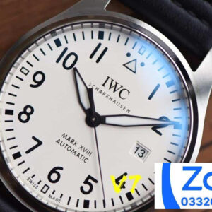 ĐỒNG HỒ IWC PILOT’S MARK 18 FAKE 1:1 NHÀ MÁY V7 FACTORY MÀU TRẮNG 40MM 1 ĐỒNG HỒ IWC PILOT’S MARK 18 FAKE 1:1 NHÀ MÁY V7 FACTORY MÀU TRẮNG 40MM