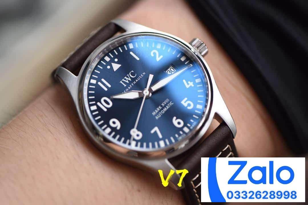 ĐỒNG HỒ IWC PILOT’S MARK 18 FAKE CAO CẤP NHÀ MÁY V7 CỌC SỐ HỌC TRÒ 40MM (5) ĐỒNG HỒ IWC PILOT’S MARK 18 FAKE CAO CẤP NHÀ MÁY V7 CỌC SỐ HỌC TRÒ 40MM