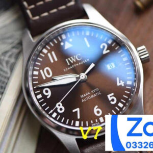 ĐỒNG HỒ IWC PILOT’S MARK 18 SUPER FAKE NHÀ MÁY V7 FACTORY MÀU NÂU 40MM 1 ĐỒNG HỒ IWC PILOT’S MARK 18 SUPER FAKE NHÀ MÁY V7 FACTORY MÀU NÂU 40MM