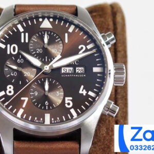 ĐỒNG HỒ IWC PILOT'S SPITFIRE IW377713 FAKE 1:1 NHÀ MÁY ZF MẶT SỐ NÂU 43MM 1 ĐỒNG HỒ IWC PILOT'S SPITFIRE IW377713 FAKE 1:1 NHÀ MÁY ZF MẶT SỐ NÂU 43MM