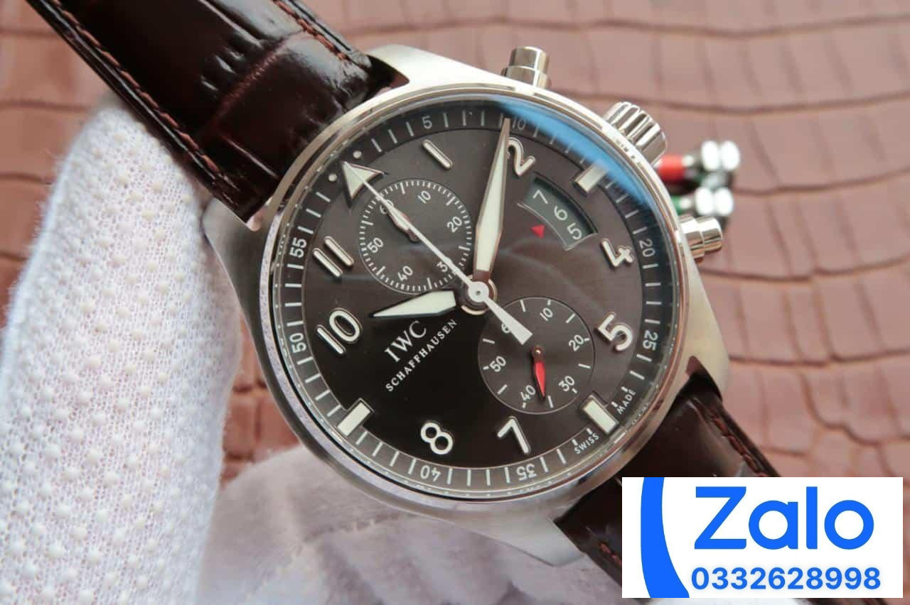 ĐỒNG HỒ IWC PILOT’S w387802 FAKE 11 NHÀ MÁY ZF FACTORY MÀU NÂU 43MM (5) ĐỒNG HỒ IWC PILOT’S w387802 FAKE 1:1 NHÀ MÁY ZF FACTORY MÀU NÂU 43MM