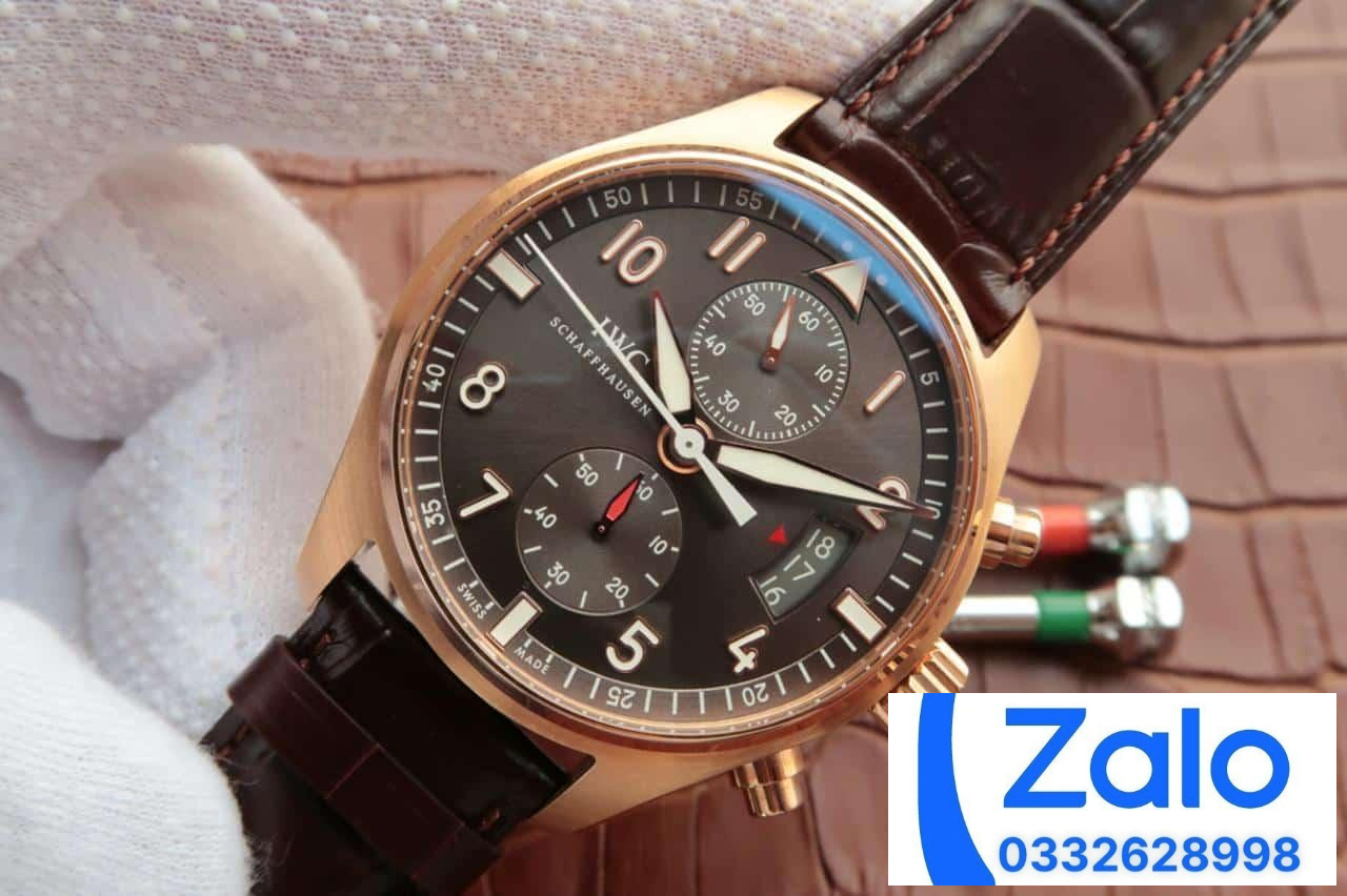 ĐỒNG HỒ IWC PILOT’S w387802 FAKE 11 NHÀ MÁY ZF FACTORY VÀNG GOLD 43MM (2) ĐỒNG HỒ IWC PILOT’S w387802 FAKE 11 NHÀ MÁY ZF FACTORY VÀNG GOLD 43MM
