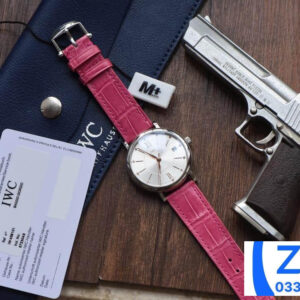 ĐỒNG HỒ IWC PORTOFINO IW458101 FAKE 1:1 NHÀ MÁY M+ DÂY DA HỒNG 37MM 1 ĐỒNG HỒ IWC PORTOFINO IW458101 FAKE 1:1 NHÀ MÁY M+ DÂY DA HỒNG 37MM