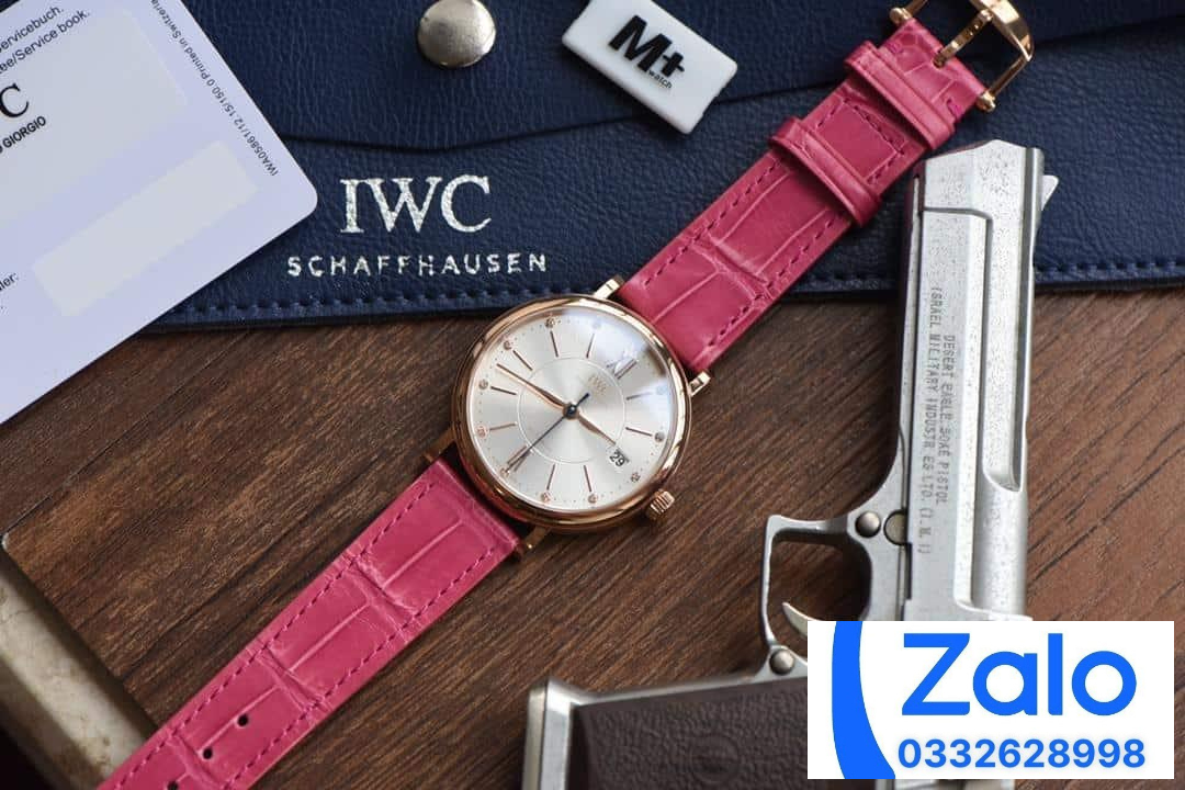 ĐỒNG HỒ IWC PORTOFINO IW458116 FAKE 11 NHÀ MÁY M+ DÂY DA VIỀN VÀNG 37MM (5) ĐỒNG HỒ IWC PORTOFINO IW458116 FAKE 1:1 NHÀ MÁY M+ DÂY DA VIỀN VÀNG 37MM
