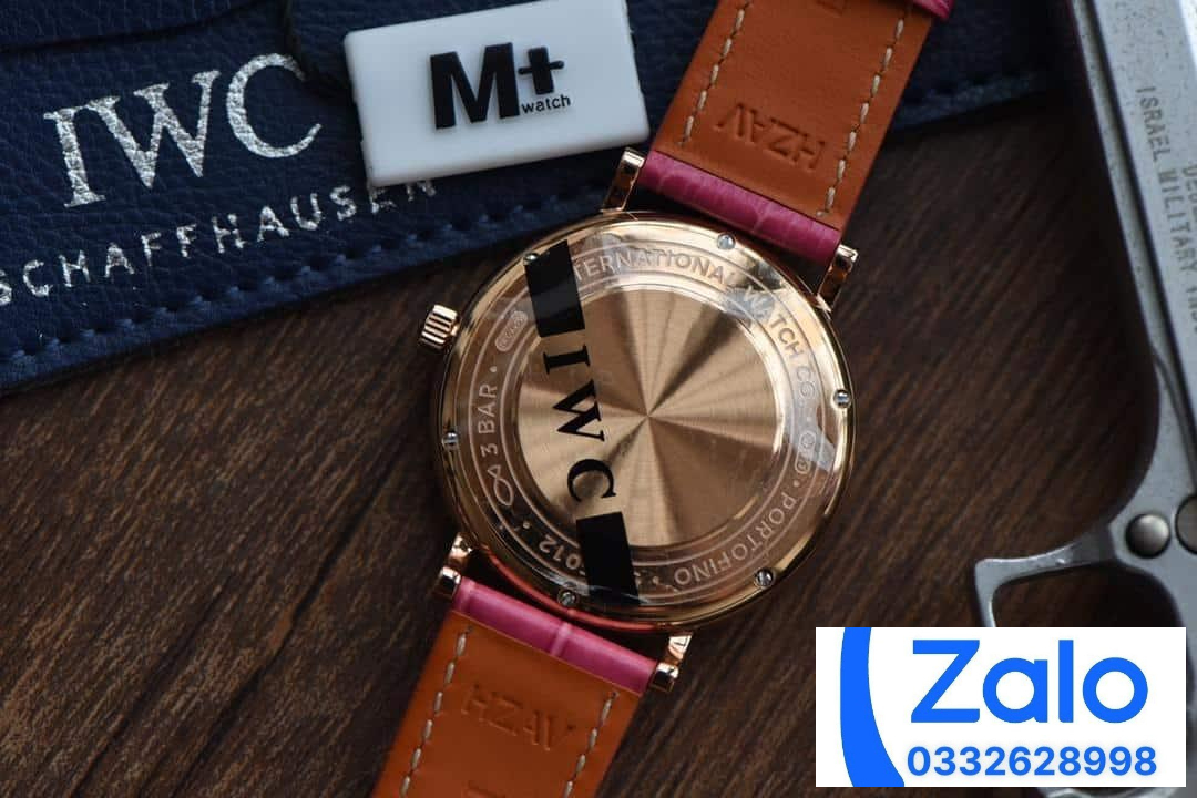 ĐỒNG HỒ IWC PORTOFINO IW458116 FAKE 11 NHÀ MÁY M+ DÂY DA VIỀN VÀNG 37MM (6) ĐỒNG HỒ IWC PORTOFINO IW458116 FAKE 1:1 NHÀ MÁY M+ DÂY DA VIỀN VÀNG 37MM