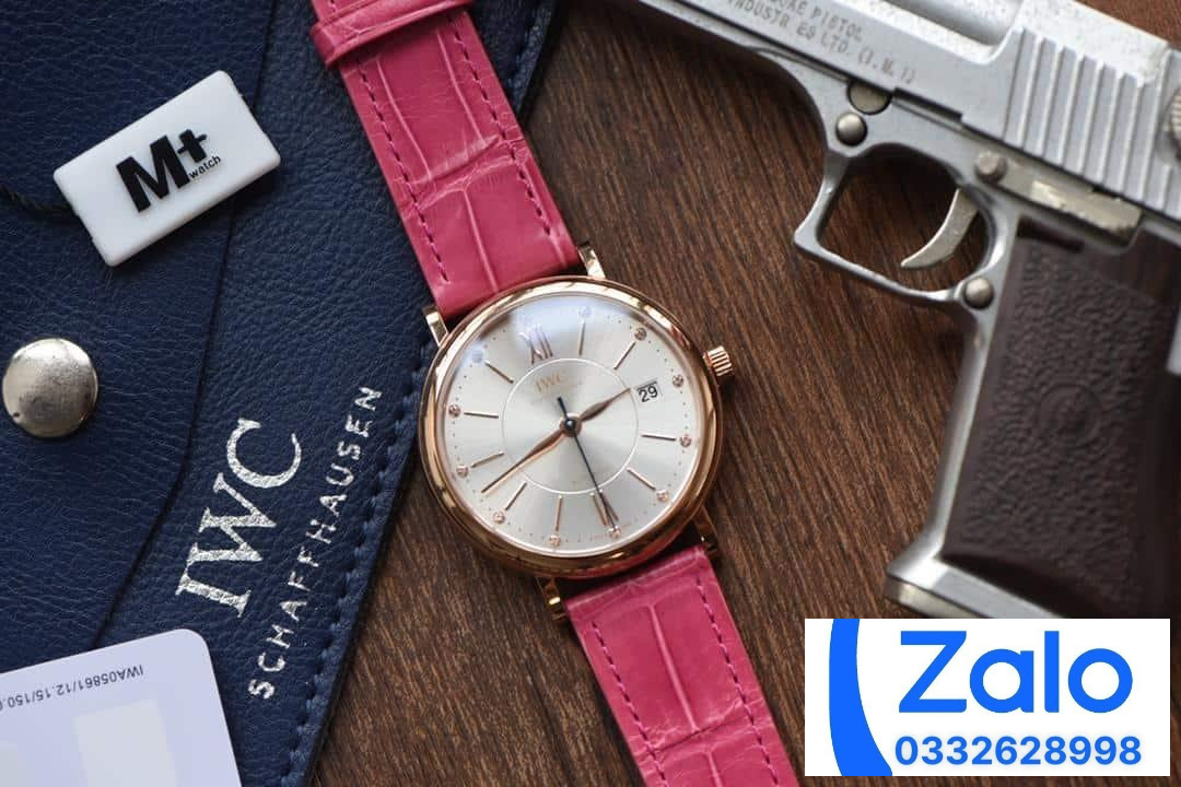 ĐỒNG HỒ IWC PORTOFINO IW458116 FAKE 11 NHÀ MÁY M+ DÂY DA VIỀN VÀNG 37MM (7) ĐỒNG HỒ IWC PORTOFINO IW458116 FAKE 1:1 NHÀ MÁY M+ DÂY DA VIỀN VÀNG 37MM