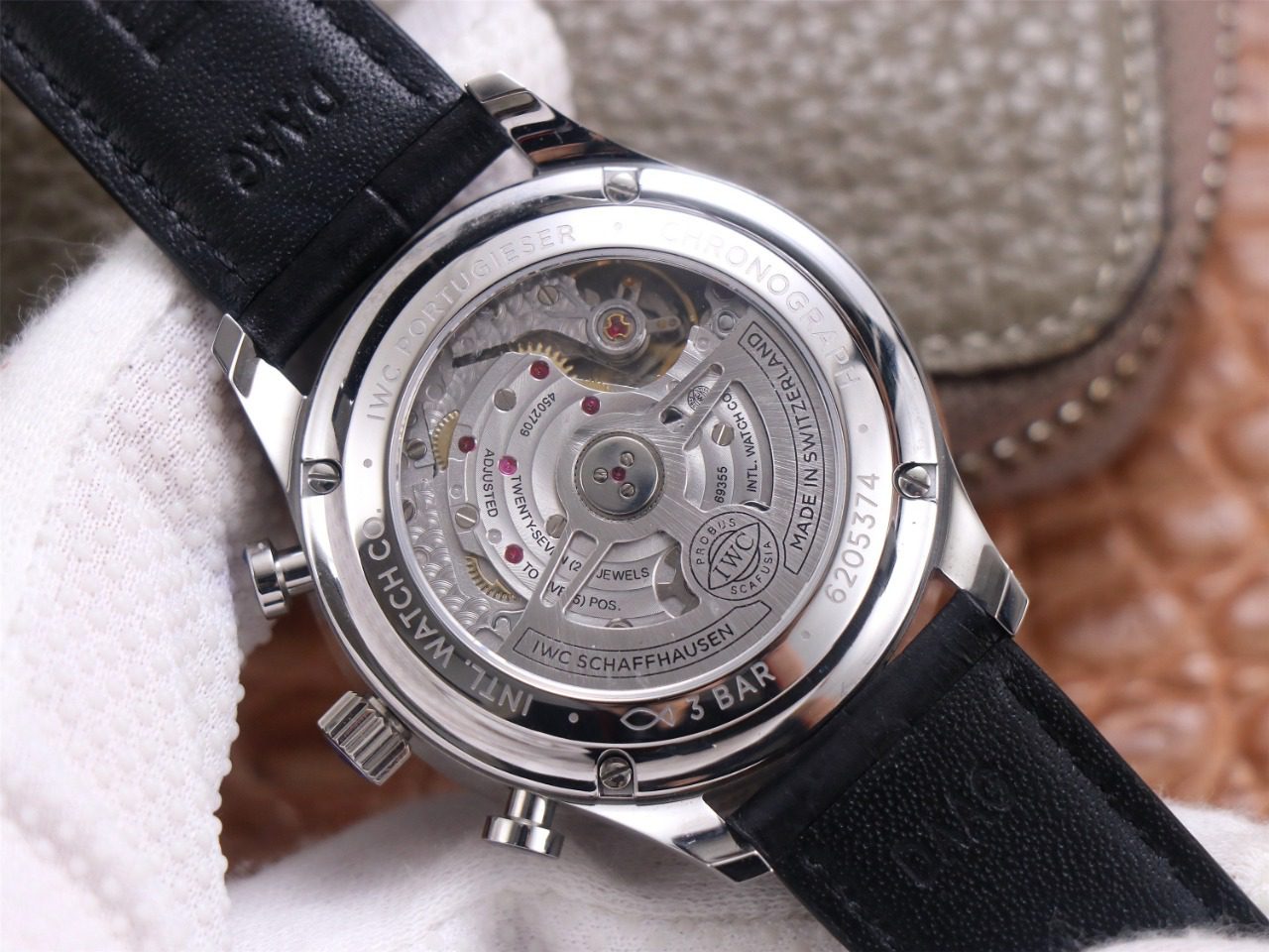 ĐỒNG HỒ IWC PORTUGIESER CHRONOGRAPH IW371605 SUPER FAKE NHÀ MÁY ZF 41MM (6) ĐỒNG HỒ IWC PORTUGIESER CHRONOGRAPH IW371605 SUPER FAKE NHÀ MÁY ZF 41MM