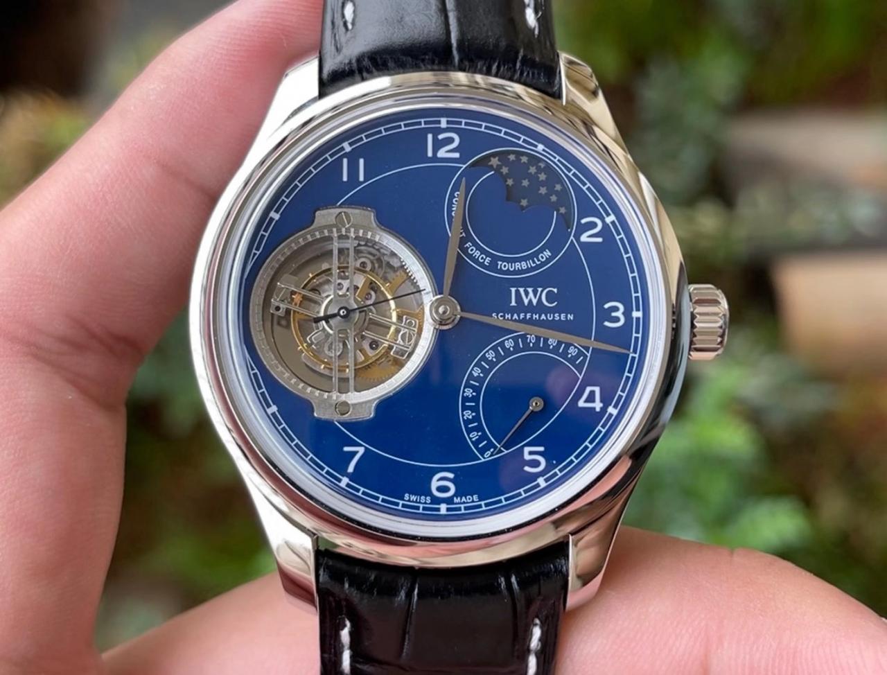 ĐỒNG HỒ IWC PORTUGIESER CONSTANT-FORCE TOURBILLON REPLICA NHÀ MÁY IWC 44MM (2) ĐỒNG HỒ IWC PORTUGIESER CONSTANT-FORCE TOURBILLON REPLICA NHÀ MÁY IWC 44MM