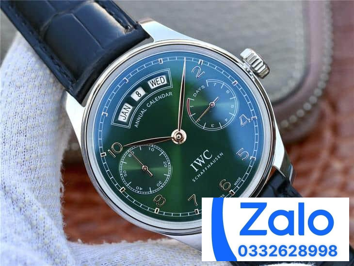 ĐỒNG HỒ IWC PORTUGIESER FAKE CAO CẤP NHÀ MÁY YL MẶT XANH GREEN 44MM (6) ĐỒNG HỒ IWC PORTUGIESER FAKE CAO CẤP NHÀ MÁY YL MẶT XANH GREEN 44MM