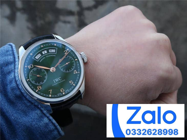 ĐỒNG HỒ IWC PORTUGIESER FAKE CAO CẤP NHÀ MÁY YL MẶT XANH GREEN 44MM (7) ĐỒNG HỒ IWC PORTUGIESER FAKE CAO CẤP NHÀ MÁY YL MẶT XANH GREEN 44MM