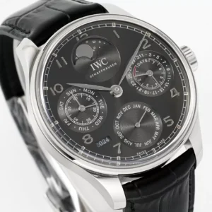 IWC PORTUGIESER IW503301 REPLICA WATCH STEEL CASE GREY DIAL APS 44MM 1 ĐỒNG HỒ IWC PORTUGIESER IW503301 REPLICA 11 NHÀ MÁY APS MÀU GHI 44MM