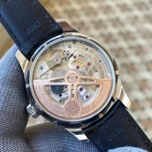 IWC PORTUGIESER IW503401 BLUE LEATHER STRAP FAKE WATCH APS FACTORY 44MM 4 ĐỒNG HỒ IWC PORTUGIESER IW503401 REP CAO CẤP NHÀ MÁY APS FACTORY 44MM