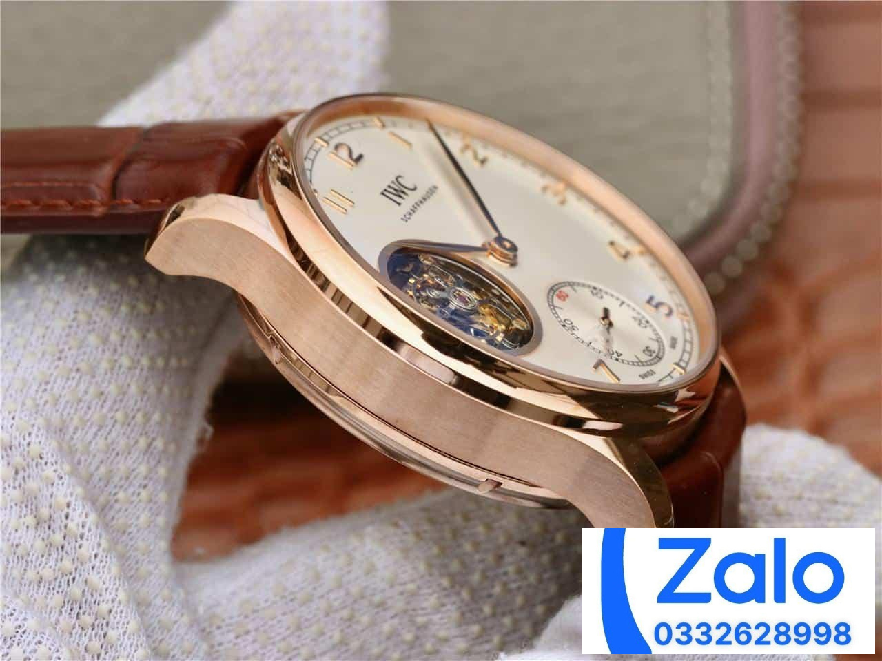 ĐỒNG HỒ IWC PORTUGIESER REPLICA CAO CẤP NHÀ MÁY ZF VÀNG HỒNG 44MM (5) ĐỒNG HỒ IWC PORTUGIESER REPLICA CAO CẤP NHÀ MÁY ZF VÀNG HỒNG 44MM