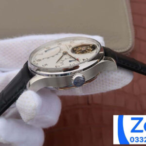 IWC PORTUGUESE REPLICA WATCH FULL FUNCTION WHITE DIAL AZ FACTORY 44MM 2 ĐỒNG HỒ IWC PORTUGUESE REPLICA 11 NHÀ MÁY AZ MẶT SỐ TRẮNG DÂY DA 44MM