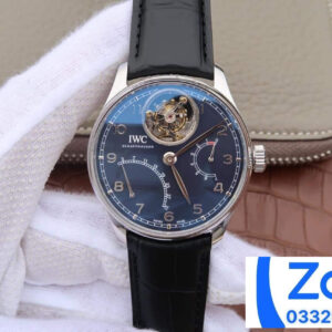 ĐỒNG HỒ IWC PORTUGUESE REPLICA 1:1 NHÀ MÁY AZ MẶT SỐ XANH DÂY DA 44MM