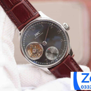 IWC PORTUGUESE REPLICA WATCH TOURBILLON GREY DIAL AZ FACTORY 42MM 1 ĐỒNG HỒ IWC PORTUGUESE REPLICA CAO CẤP NHÀ MÁY AZ FACTORY MÀU GHI 42MM