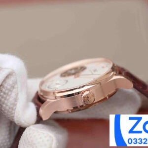 IWC PORTUGUESE REPLICA WATCH TOURBILLON AZ FACTORY ROSE GOLD 42MM 2 ĐỒNG HỒ IWC PORTUGUESE REPLICA CAO CẤP NHÀ MÁY AZ FACTORY ROSE GOLD 42MM