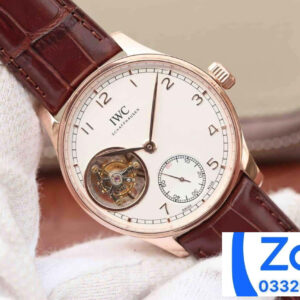 IWC PORTUGUESE REPLICA WATCH TOURBILLON AZ FACTORY ROSE GOLD 42MM 1 ĐỒNG HỒ IWC PORTUGUESE REPLICA CAO CẤP NHÀ MÁY AZ FACTORY ROSE GOLD 42MM